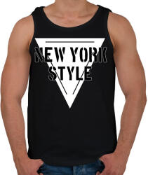 printfashion NEW YORK STYLE - Férfi atléta - Fekete (4386574)