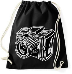 printfashion Camera - Sportzsák, Tornazsák - Fekete (1962926)