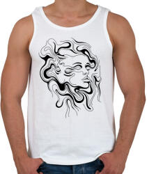 printfashion Imagine - Férfi atléta - Fehér (15893837)