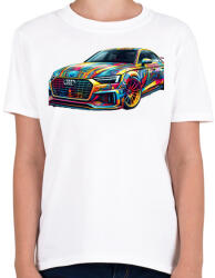 printfashion Audi - Gyerek póló - Fehér (15208993)