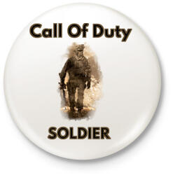 printfashion call of duty soldier - Kitűző, hűtőmágnes - Fehér (3080534)
