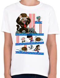 printfashion Dragon Ball - Full color - Gyerek póló - Fehér (12482754)