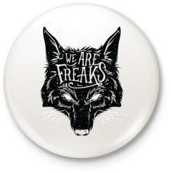 printfashion Szörnyek vagyunk - Kitűző, hűtőmágnes - Fehér (3073594)