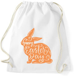 printfashion Happy Easter Day - Nyuszis minta - Sportzsák, Tornazsák - Fehér (6329217)