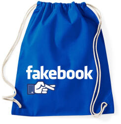 printfashion Fakebook - Sportzsák, Tornazsák - Bright royal (1073009)