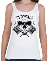 printfashion Tetováló mester - Női atléta - Fehér (6985128)