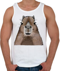 printfashion Capybara - Férfi atléta - Fehér (13573728)