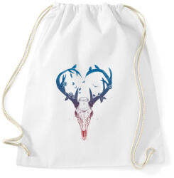 printfashion Neverending love - Sportzsák, Tornazsák - Fehér (464598)