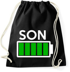 printfashion SON - Sportzsák, Tornazsák - Fekete (285968)