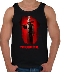 printfashion Terrifier gyilkol - Férfi atléta - Fekete (14812810)