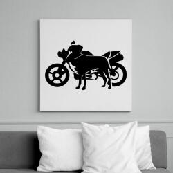 printfashion kutyamotor - Vászonkép - Fehér (6633199)