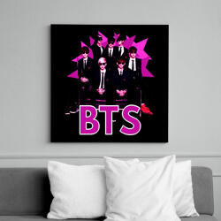 printfashion BTS 3 - Vászonkép - Fekete (15715984)