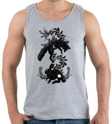 printfashion a természet körforgása - Férfi atléta - Sport szürke (5360071)