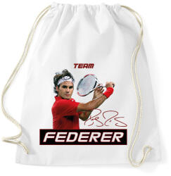 printfashion Team Federer - Sportzsák, Tornazsák - Fehér (12286806)