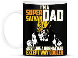 printfashion Super Saiyan APA - Bögre - Fekete (991324)