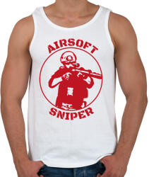 printfashion Airsoft sniper - Férfi atléta - Fehér (15525553)