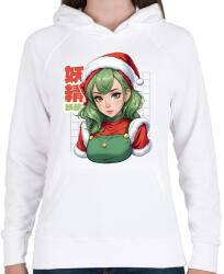 printfashion Animés manó - Női kapucnis pulóver - Fehér (15144813)
