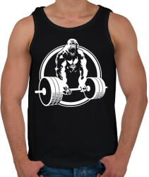 printfashion Gorilla gym - Férfi atléta - Fekete (1928045)