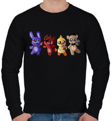 printfashion Cuki fnaf karakterek - Férfi pulóver - Fekete (14442787)