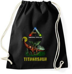printfashion ARK-TITANOSAUR - Sportzsák, Tornazsák - Fekete (6122441)