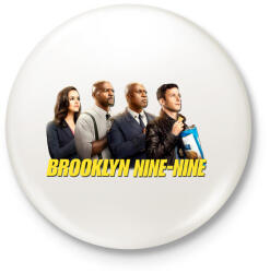 printfashion Brooklyn Nine-nine - Kitűző, hűtőmágnes - Fehér (3474927)