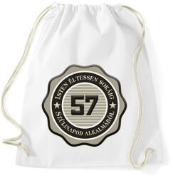 printfashion 57 - Sportzsák, Tornazsák - Fehér (7216328)