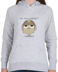 printfashion Hol van a kávém? - Női kapucnis pulóver - Sport szürke (399762)