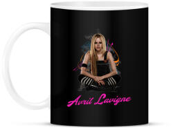 printfashion avril lavigne 2 - Bögre - Fekete (2560373)