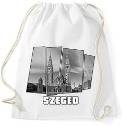printfashion Szegedi nagytemplom (GTA stílus) - Sportzsák, Tornazsák - Fehér (1596437)