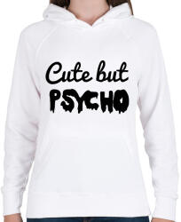 printfashion Cuki de elmeháborodott. - Női kapucnis pulóver - Fehér (2784538)