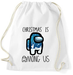 printfashion Christmas is Among Us - Sportzsák, Tornazsák - Fehér (5700756)