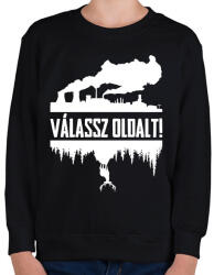 printfashion Válassz! - Gyerek pulóver - Fekete (2500729)