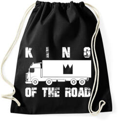 printfashion King of the road - Sportzsák, Tornazsák - Fekete (7479974)