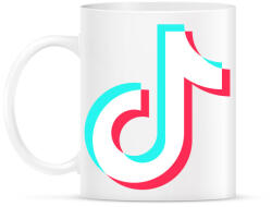 printfashion Tiktok fehér - Bögre - Fehér (4598824)