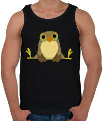 printfashion Bagoly - Férfi atléta - Fekete (329370)