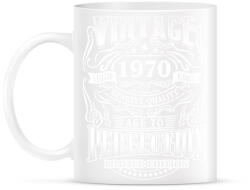 printfashion vintage polo1970 - Bögre - Fehér (13977794)