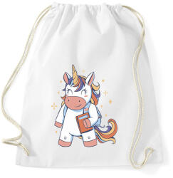 printfashion Unikornis diák - Sportzsák, Tornazsák - Fehér (13277742)