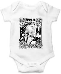 printfashion Amerikai álom - Baba Body - Fehér (1330584)