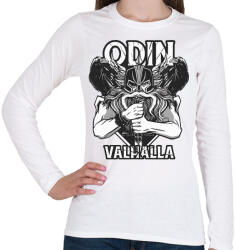 printfashion Odin Walhalla - Női hosszú ujjú póló - Fehér (5483746)