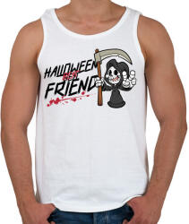 printfashion Halloween Best Friend - Férfi atléta - Fehér (9471139)