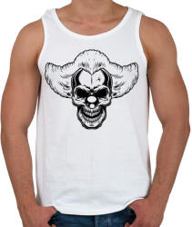 printfashion Bohóc koponya - Férfi atléta - Fehér (5143119)