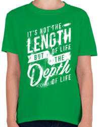 printfashion Az élet nehézségei - Gyerek póló - Zöld (1049022)