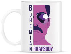 printfashion Bohemian Rhapsody - Freddie - Bögre - Fehér (6577441)