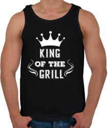 printfashion king of the grill fehér - Férfi atléta - Fekete (14018936)