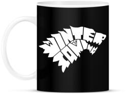 printfashion WINTER IS COMING - Bögre - Fekete (794084)