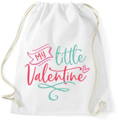 printfashion My Little Valentine - Sportzsák, Tornazsák - Fehér (2201656)