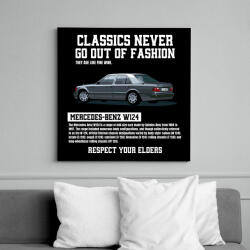 printfashion mercedes - Vászonkép - Fekete (14789354)