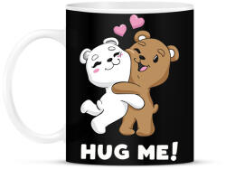 printfashion Hug me! - Bögre - Fekete (2182995)
