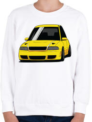 printfashion Audi RS4 - Gyerek pulóver - Fehér (2094015)