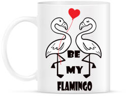 printfashion Be my flamingoo - Bögre - Fehér (2181466)